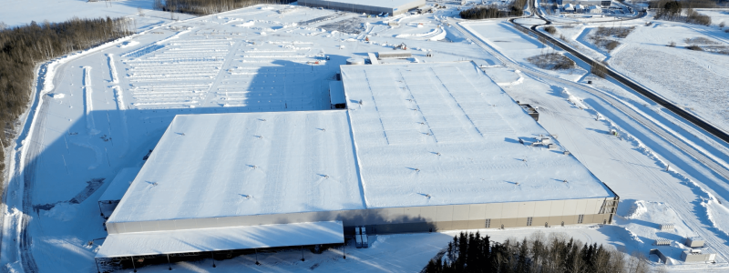 Byggstart planeras ske under Q1 2025 och hela anläggningen beräknas vara i drift i årsskiftet 2027/2028. Foto: Ahlsell