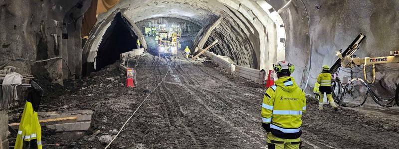 Den grävda tunneln under entréstråket i Liseberg
FOTO: Trafikverket/Håkan Holgén