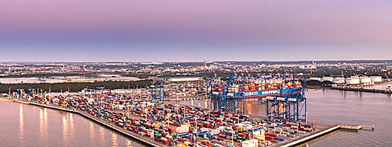 På grund av trängseln i Gdansk hamn kommer importgods att omdirigeras. Foto: DCT Gdansk Baltic Hub, pressfoto