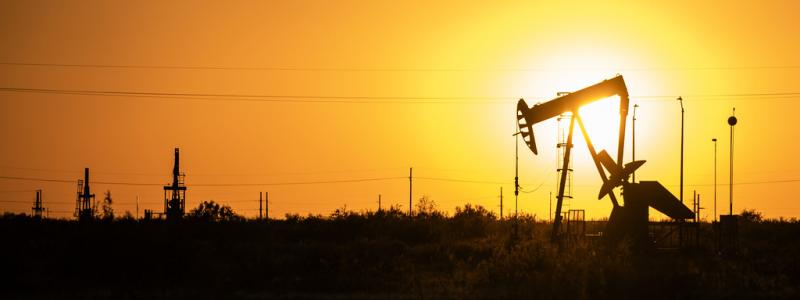 Eli Hartman/AP/TT: Ett oljefält i Midland, Texas, USA. Arkivbild