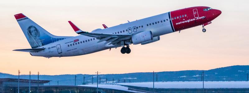 Håkon Mosvold Larsen/NTB/TT: Ett Norwegian-plan. Arkivbild.