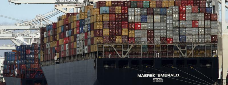 Ben Margot AP/TT: Nedstängningar i Shanghai hotar skapa en ny våg av globala leveransproblem, med förseningar och högre transportkostnader, varnar AP Møller-Mærsk. Arkivbild