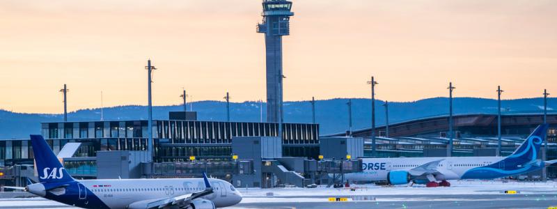 Håkon Mosvold Larsen NTB/TT: Bästa månaden för SAS sedan pandemin bröt ut. Arkivbild.
