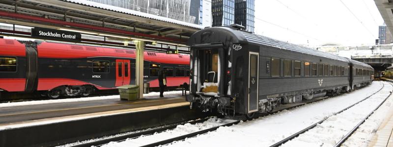 Jessica Gow/TT: Enligt Ekots sammanställning är det billigare att åka tåg än att flyga inrikes. Arkivbild.