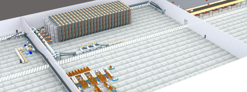 Speeds logistiklösning inkluderar 16 AutoStore robotar och 16 shuttlar. Foto. Autostore