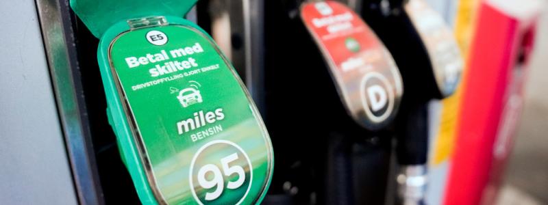 Beate Oma Dahle NTB/TT: Priset på 95-oktanig bensin höjs till över 20 kronor per liter. Arkivbild