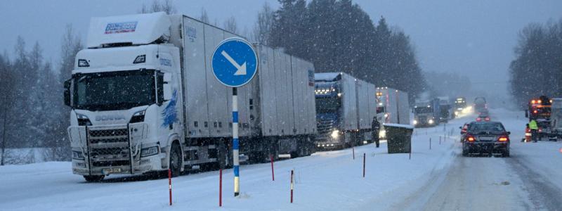 Anders Wiklund/TT: Ett nytt kollektivavtal är klart för Transportföretagen. Arkivbild.