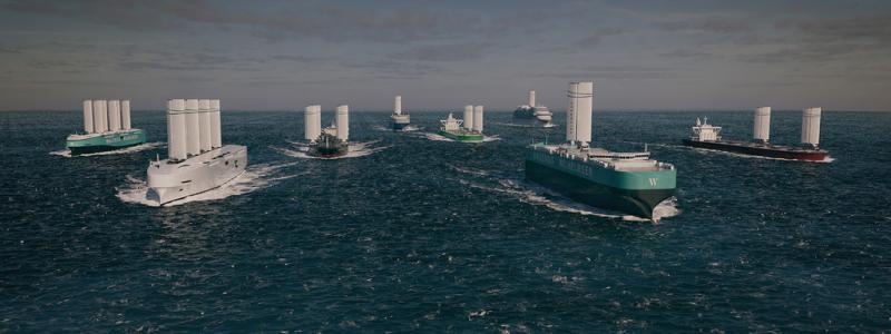 Oceanbird: Är det så här det ska se ut på världshaven i framtiden? Bilden är en illustration framtagen av företaget Oceanbird som planerar tillverkning av så kallade vingsegel.