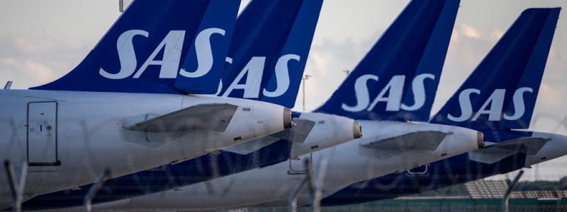 Johan Nilsson/TT: Rejält lyft för passagerartrafiken för SAS i maj i år jämfört med samma period i fjol. Arkivbild