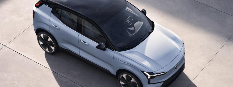 Volvo/TT: Volvos nya elbil, EX30 som presenterades alldeles nyligen. Arkivbild.
