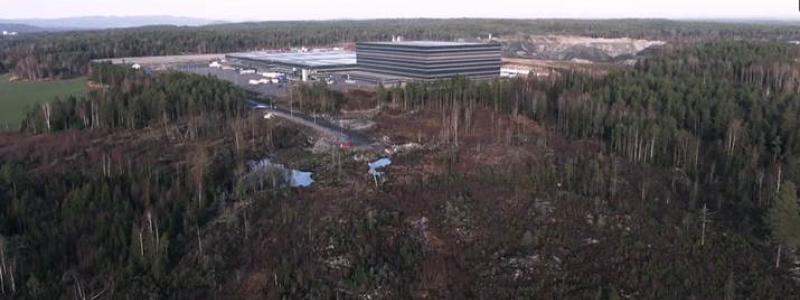 Logistikparken förväntas vara färdigutvecklad under 2025. Foto: Logicenters