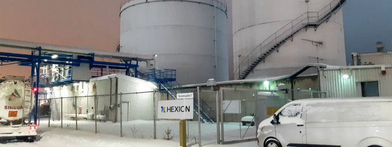 Wibax får lagringskapacitet på 73 100 kubikmeter för flytande produkter i Hamina. Foto: Wibax