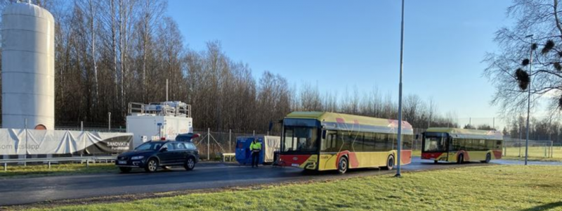 Hynion förvärvar vätgasstation i Sandviken. Foto: Hynion