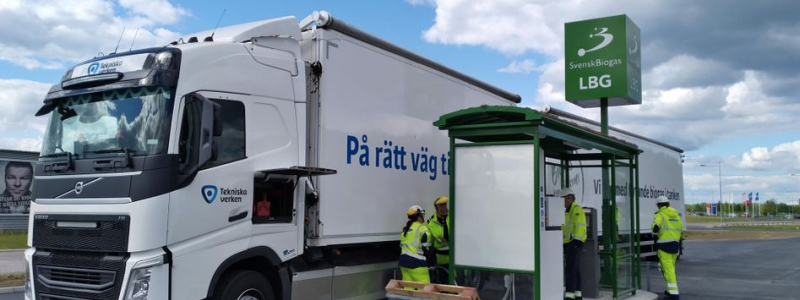 Explosionsartad försäljning av biogas till åkerier. Foto: Svensk Biogas