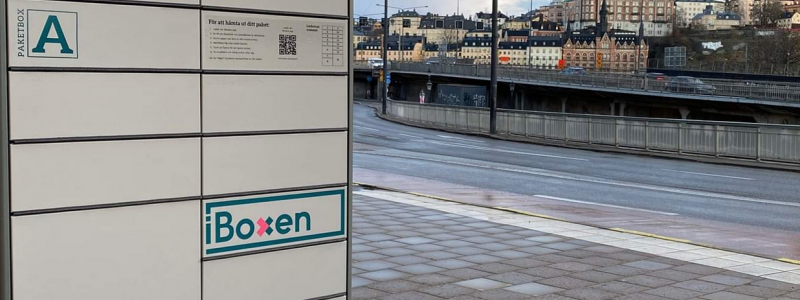 DHL i samarbete med iBoxen. Foto: iBoxen