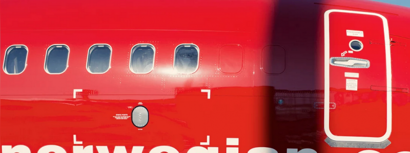 640  000 passagerare flög med Norwegian under januari. Foto: Norwegian