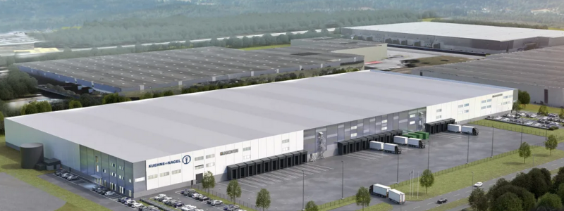 Kuehne+Nagel ska sköta driften av den 15 000 kvadratmeter stora logistikytan i Torsvik, Jönköping. Foto: Kuehne+Nagel
