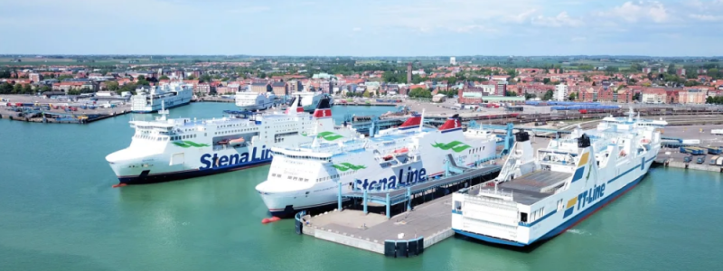 Skåne är Sveriges främsta hamnregion. Foto: Region Skåne