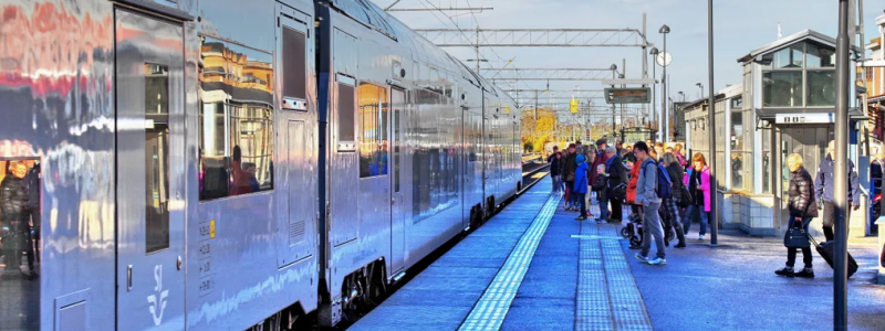 Svenskarnas resande minskade med 13 procent under pandemin. Foto: Trafikanalys
