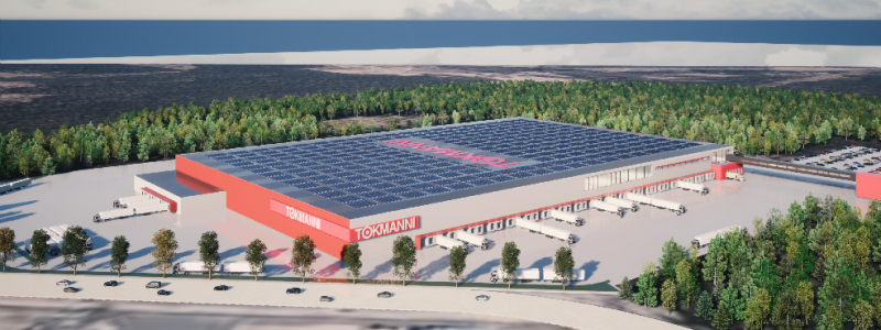 Logicenters har tecknat ett långsiktigt hyresavtal med det finska detaljhandelsföretaget Tokmanni. Foto: Logicenters