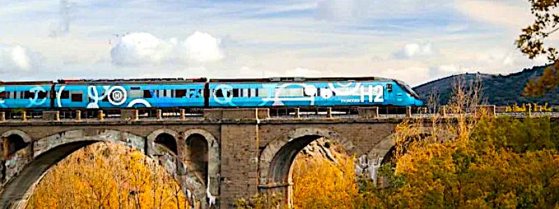 FCH2Rail-tåget är delvis finansierat av EU. Bildkredit: CAF