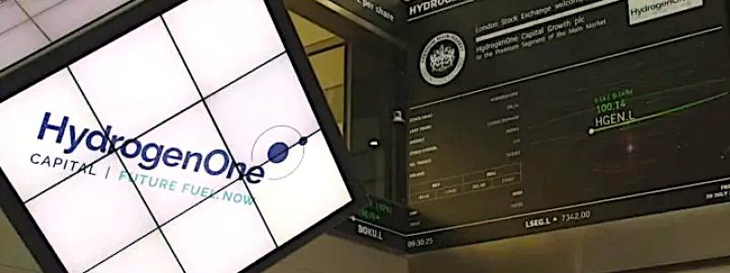 En skärmbild från en video om HydrogenOnes börsnotering på Londonbörsen
Foto: London Stock Exchange