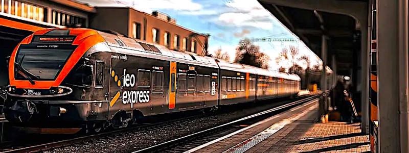 Leo Express på väg till Lviv. Foto: Leo Express