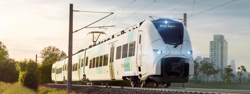 Mireo Smart-tågen, tillgängliga i elektriska, batteri- och vätgasdrivna varianter, erbjuder hög komfort med plats för 214 passagerare, 21 cyklar och två rullstolar, samt moderna bekvämligheter som luftkonditionering, WiFi, informationssystem och säkerhetssystem. Foto: Siemens Mobility