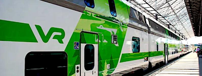 Enligt VR växer intresset för resor med lägre utsläpp, samtidigt som allt fler väljer tåget framför andra transportmedel. Under 2025 köptes 16,1 miljoner långdistansresor med VR i Finland, vilket innebar nytt rekord för tredje året i rad. Foto: VR, kredit: Soile Laaksonen