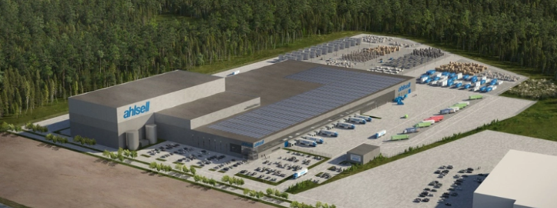 Ahlsells nya centrallager i Norge. Foto: Niam