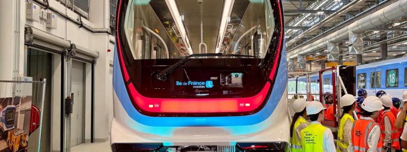 Vid trafikstart blir linje 18 helt eldriven och förarlös. Foto: Alstom