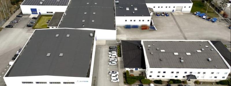 Byggnaden så som den ser ut idag. Foto: Alutrade