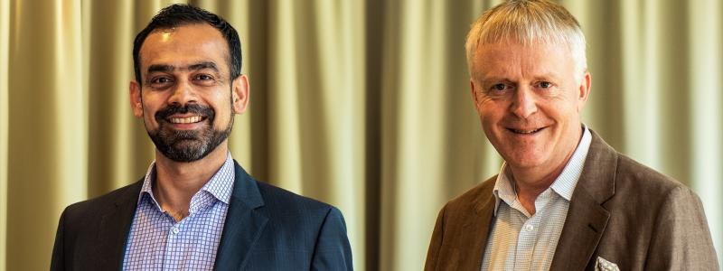 Ankush Malhotr tar över stafettpinnen efter medgrundaren Dag-Adler Blakseth. Foto: Element Logics