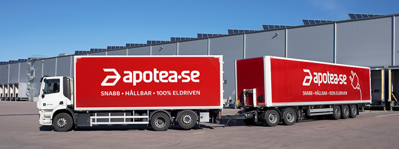 Apoteas lager i Morgongåva. Pressfoto: Apotea