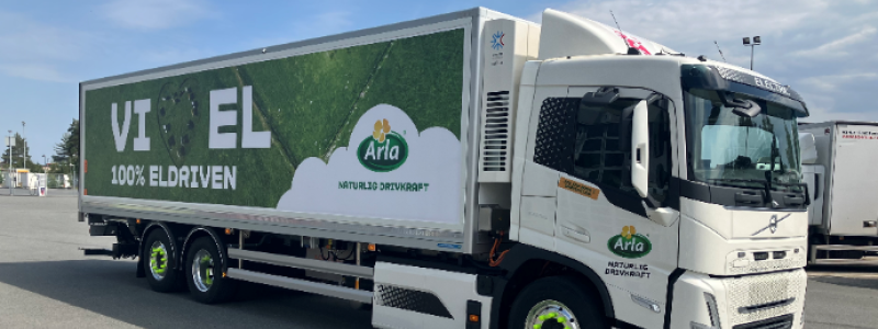 Historisk satsning på fossilfritt. Foto: Arla