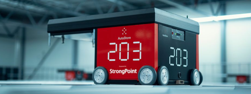 Multi-temperaturlösningen med AutoStore inkluderar tre temperaturzoner: rumstemperatur, kyla och frys. Foto: StrongPoint