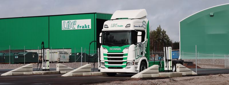 LBC Frakt inledde transporterna åt DSV den 1 april 2024 och kommer under året successivt att ta över mer och mer av trafiken. Foto: LBC Frakt