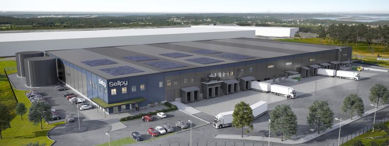 Kilenkrysset och Bockasjö hyr ut 20 400 kvadratmeter i nyutvecklad logistikbyggnad. Foto: Bockasjö