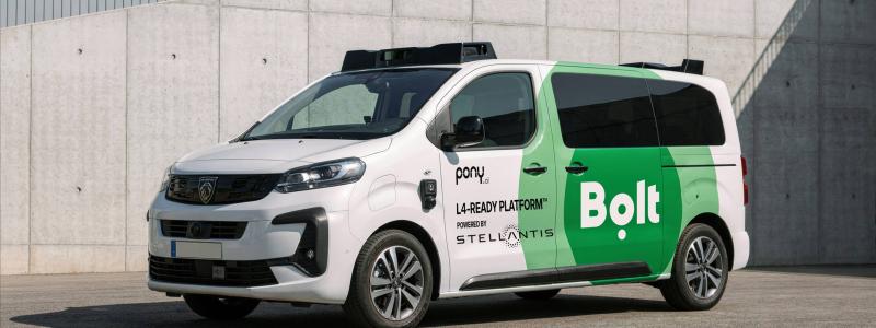 Programmet testar säkerhet, prestanda och regulatorisk beredskap i verklig stadsmiljö och är Bolts första pilot för självkörande fordon i Europa. Foto: Bolt