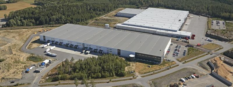 Fastigheten i Nykvarn. Foto: Logicenters