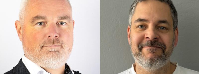 Christian Hallberg, koncernchef på Tempcon Group och Mikael Larsson, vd för Cold Star Logistics.
