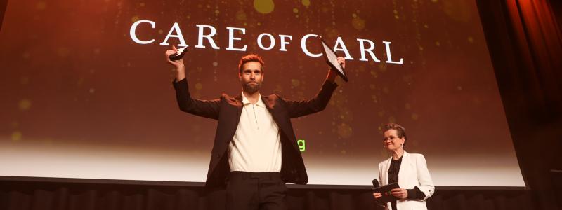 Årets nätbutik: CEO Mathias Ekström från nätbutiken Care of Carl kan kalla sig "årets nätbutik" i Norge. FOTO: Håvard Jørstad, Bring
