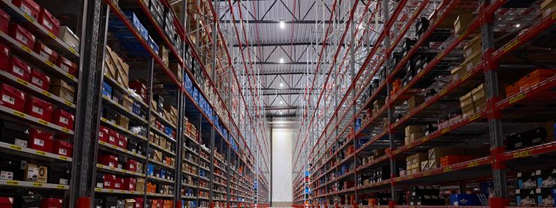 Centrallagret. Foto: Intersport