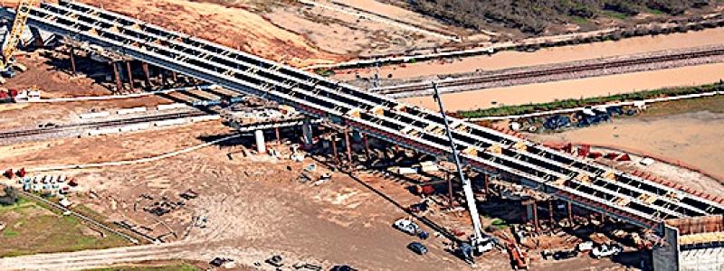Bygget av California High-Speed Rail fortskrider. Foto: California High-Speed Rail Authority