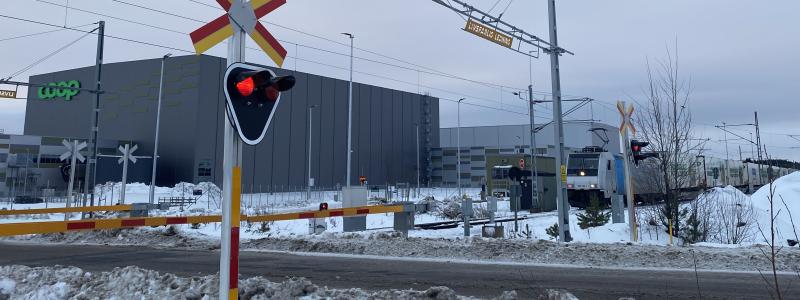 Tåg ankommer till Copp i Eskilstuna. Foto: Coop