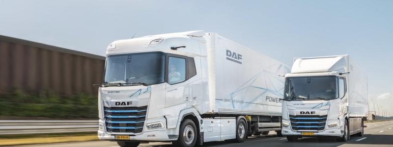 DAF:s eldrivna XD- och XF-modeller utvecklades för både stads- och regiontrafik samt längre transporter. Foto: Tillverkaren**