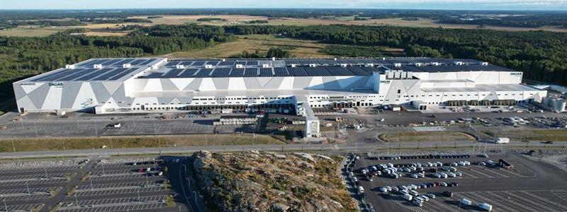 Dagabs logistikcenter i Bålsta. Foto: Tele 2