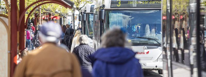 Målet – En pålitlig kollektivtrafik för Dalarnas resenärer. Foto: Dalatrafik