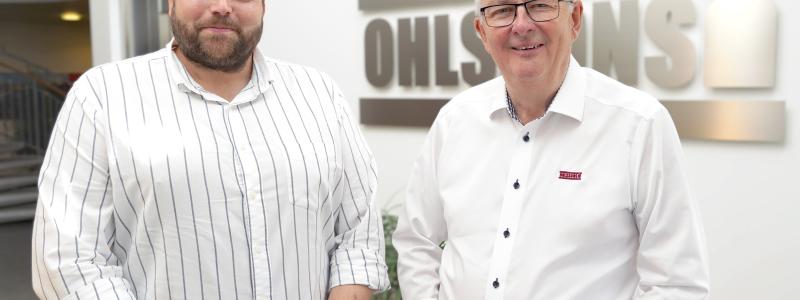 David Rhudin och Christer Ohlsson. Foto: Ohlssons AB