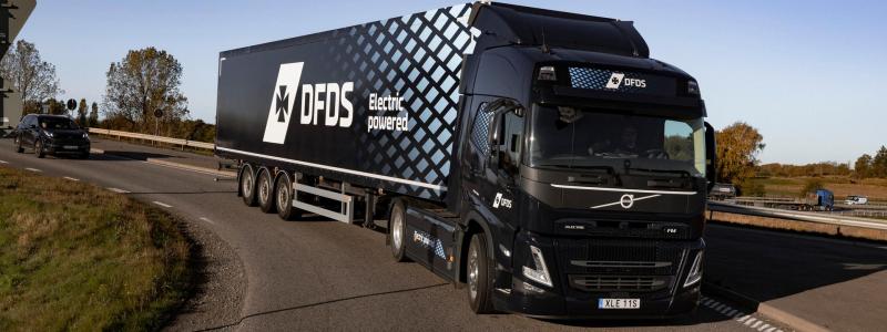 DFDS vill skapa en grön korridor i ett av Europas centrala logistiknav. Foto: DFDS